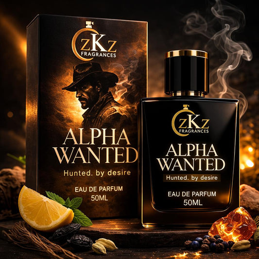 zKz Fragrances Alpha Wanted – Bold & Energetic Fragrance for Men