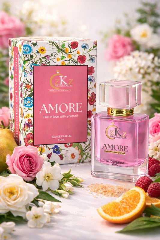 AMORE by zKz Fragrances – Long Lasting Floral Perfume for Women
