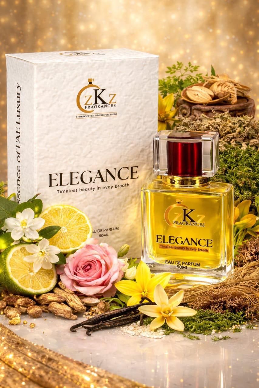 Elegance by ZKZ Fragrances – A Timeless Beauty in Every Breath | Floral Perfume for Women (50ml)