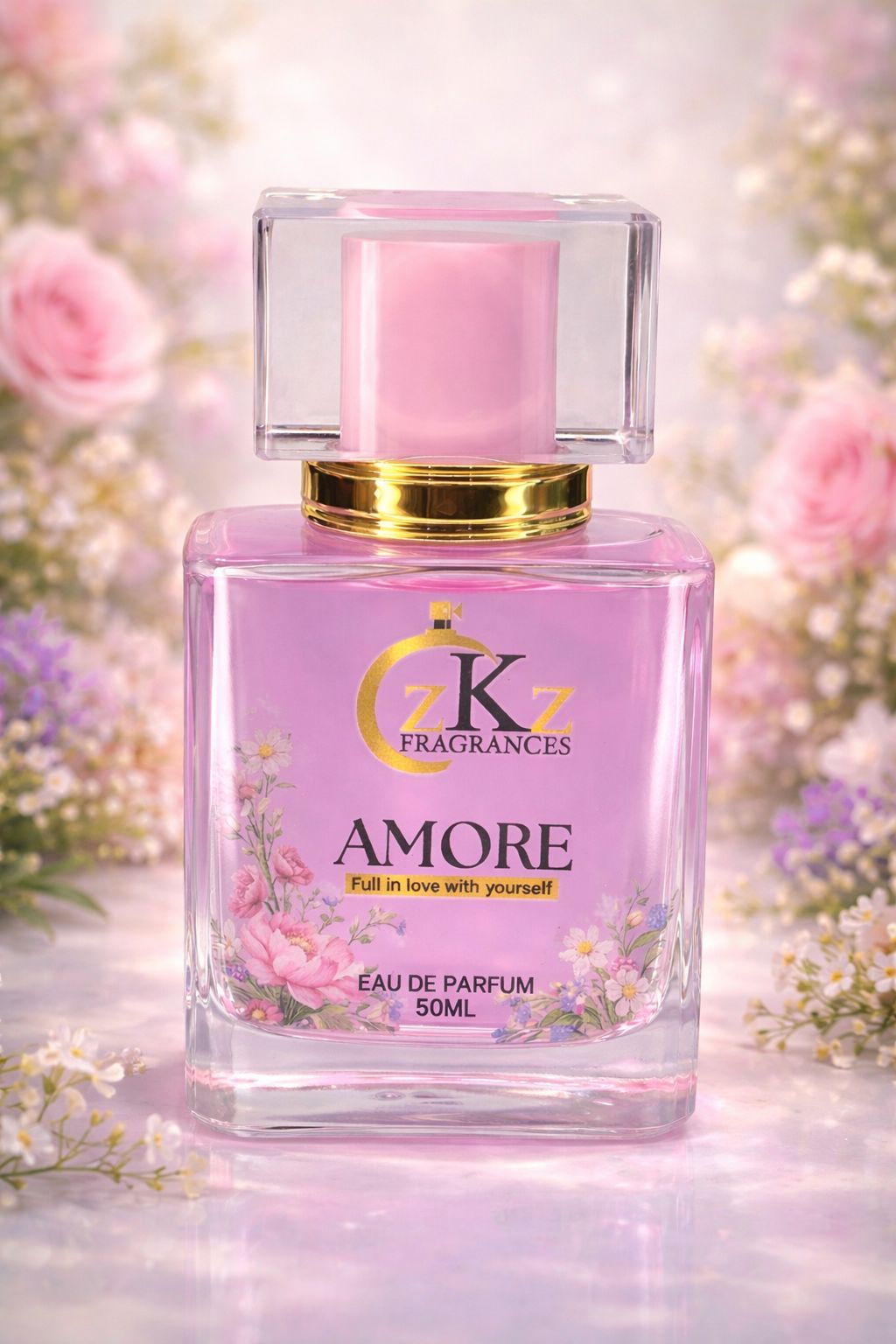 AMORE by zKz Fragrances – Long Lasting Floral Perfume for Women