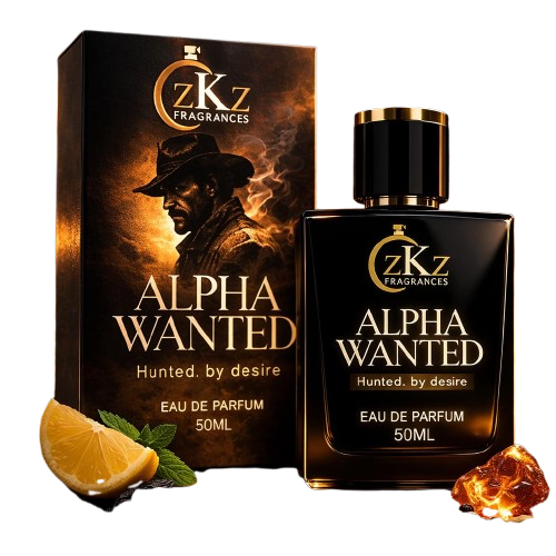 zKz Fragrances Alpha Wanted – Bold & Energetic Fragrance for Men